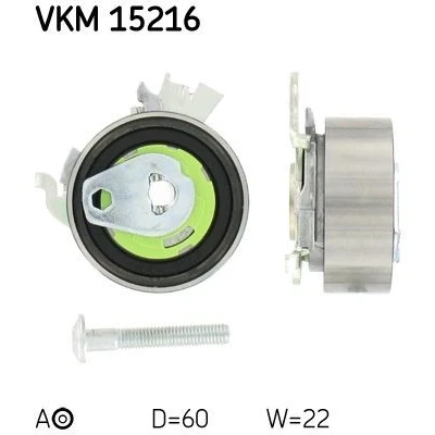 Imagem de SKF VKM 15216 Rolo tensor, correia dentada com material de fixação OPEL: Corsa B Hatchback, Astra G CC, Tigra Coupe