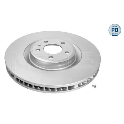 Imagem de MEYLE 483 521 0013/PD Disco de travão à direita, Eixo dianteiro 350 34 5 112 ventilado Revestido a discos zinco alto carbono PORSCHE: Macan