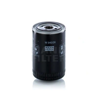 Imagem de MANN FILTER W 940/26 Filtro de óleo 1 12 UNF 1B com uma válvula retenção aparafusado