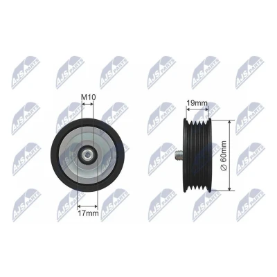 Imagem de NTY RNK KA 008 Polia de Desvio KIA: cee‘d I Carrinha, Pro Hatchback, Soul