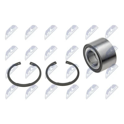 Imagem de NTY KLP PL 009 Kit de rolamento roda Eixo dianteiro, lado esquerdo, direito sem cubo 66mm