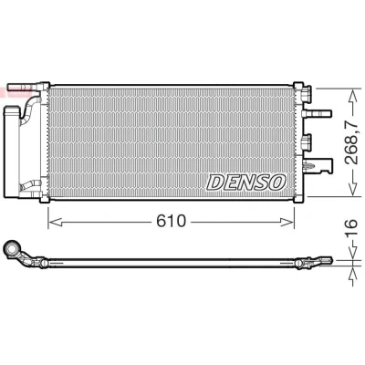 Imagem de DENSO DCN05036 Condensador BMW: X1, 2 Active Tourer, MINI: Hatchback