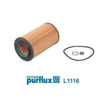 Imagem de PURFLUX L1116 Filtro de óleo Cartucho filtrante KIA: SORENTO 1, Opirus, HYUNDAI: Sonata V