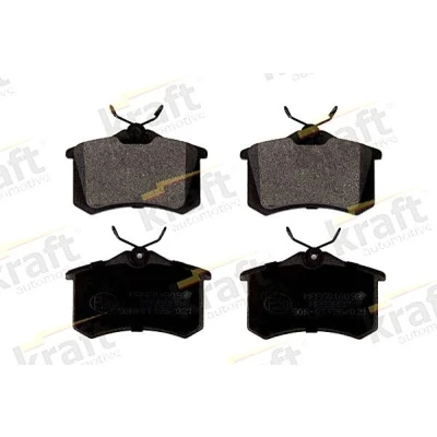 Imagem de KRAFT 6010092 Jogo de pastilhas para travão disco excl. contacto aviso desgaste SEAT: Ibiza 3, 2, 4 Sportcoupe