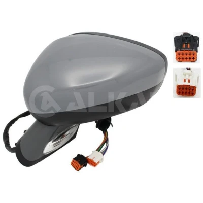 Imagem de Espelho retrovisor Alkar 6147868 esquerda com subcapa elétrico aquecível, memória, dobrável electricamente, convexo CITROËN: C4 II Hatchback