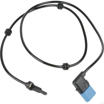 Imagem de HERTH+BUSS ELPARTS 70660216 Sensor de ABS 1. Eixo traseiro ambos os lados com cabo 2pólos 12V preto MERCEDES BENZ: Classe A, GLA, CLA Coupe