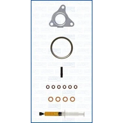 Imagem de AJUSA JTC12383 Kit de montagem, turbocompressor with studs, syringe oil com juntas instruções montagem