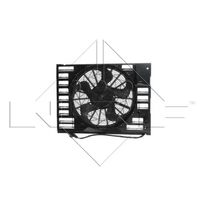 Imagem de NRF 47215 ventilador de radiador 410 12 400 com estrutura do (caixilho), Motor sem escovas