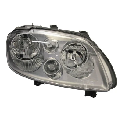 Imagem de TYC 20 0387 05 2 Farol Principal à direita H7/H7 com motor elétrico, porta lâmpadas VOLKSWAGEN: Caddy 3, Touran I