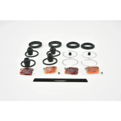 Imagem de FEBEST 0875 B12F Jogo de Reparação Pinça Travão Eixo dianteiro 44 SUBARU: Forester I, Impreza II Sedan