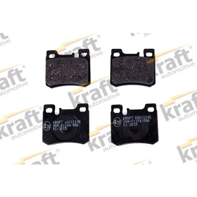 Imagem de KRAFT 6011140 Jogo de pastilhas para travão disco Eixo traseiro MERCEDES BENZ: W124 Sedan, Classe C 190