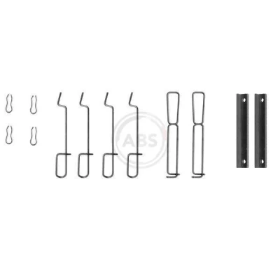 Imagem de A.B.S. 1265Q Kit de acessórios, pastilhas travão RENAULT: TWINGO 1
