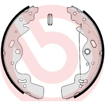Imagem de BREMBO S 44 506 Maxilas de travão 254 45 com alavanca do mão LAND ROVER: Freelander I SUV, SUV Cabrio