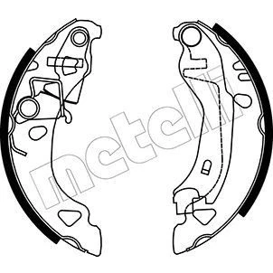 Imagem de METELLI 53 0070 Maxilas de Travão 180,0mm 32mm com afinação automática FIAT: Punto I Hatchback, BRAVO 1, Cabrio, LANCIA: Y, DELTA 2