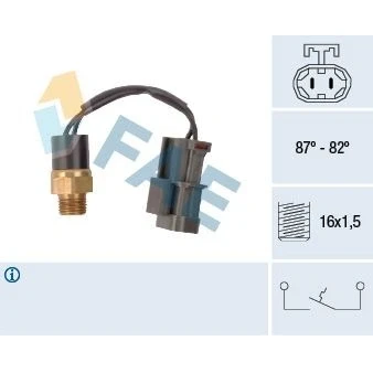 Imagem de Interruptor de temperatura, ventilador do radiador FAE 37760