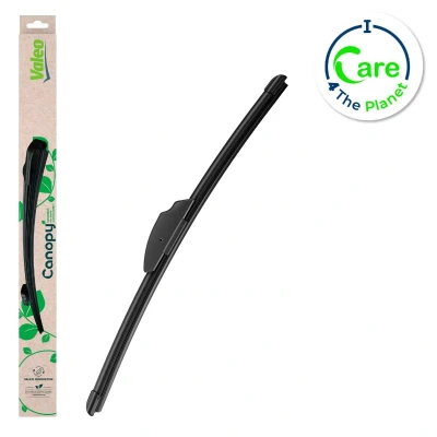 Imagem de Escova do limpa vidros Valeo Canopy 583904 400mm plana, Borracha limpeza fabricada com &gt;80% materiais sustentáveis