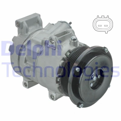 Imagem de DELPHI CS20496 compressor 6SE12C PAG 46 com óleo de