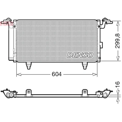 Imagem de Condensador, ar condicionado DENSO DCN36005