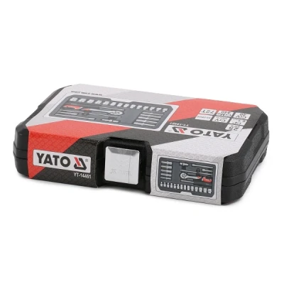 Imagem de YATO YT 14461 Conjunto de soquete 25 aço cromo vanádio 1/4