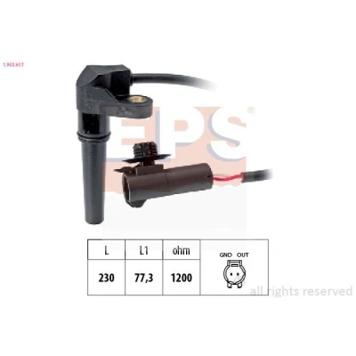 Imagem de EPS 1.953.617 Sensor da velocidade de rotação, cx. vel. automática