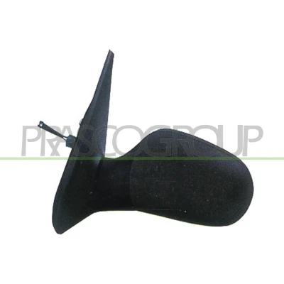 Imagem de Espelho retrovisor Prasco RN3207114 esquerda preto manual ajustável pelo interior, ajuste: por cabo de aço, não esférico RENAULT: CLIO 2