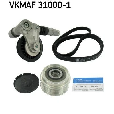 Imagem de SKF VKMAF 31000 1 Jogo de correias trapezoidais estriadas AUDI: A4 B5 Avant, B6 Sedan, VOLKSWAGEN: Passat Variant