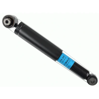 Imagem de SACHS 315 291 Amortecedor Pressão do gás Tubo duplo telescópico olhal em cima, baixo RENAULT: Fluence