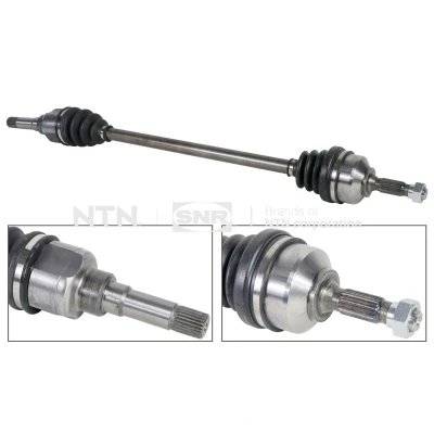 Imagem de SNR DK66.028 Veio de transmissão Eixo dianteiro, lado direito 852 PEUGEOT: 206 Hatchback, Van, CITROËN: C2 Hatchback