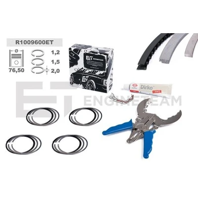 Imagem de ET ENGINETEAM R1009600ET Jogo de Anéis do Pistão 76,5 VOLKSWAGEN: Golf 5, Jetta 4, Polo V Hatchback