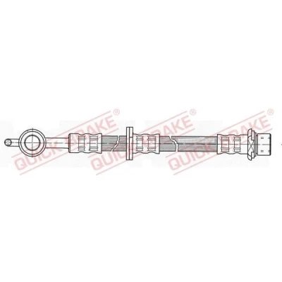 Imagem de QUICK BRAKE 58.965 Mangueira de Travão 522mm com rosca interior TOYOTA: Yaris I Hatchback