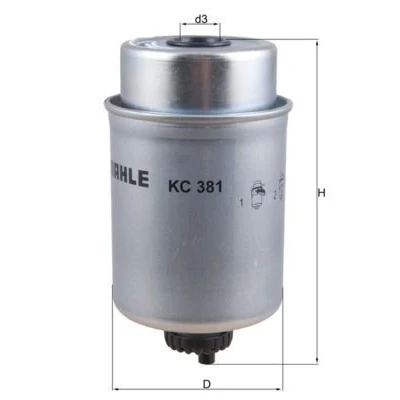 Imagem de MAHLE ORIGINAL KC 381 Filtro de Combustível aparafusado