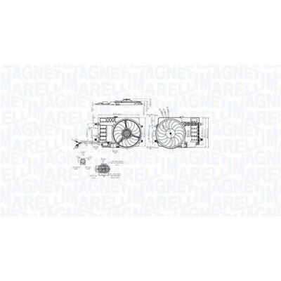 Imagem de MAGNETI MARELLI 069422858010 Ventilador de Radiador 398 12 234 MINI: Hatchback