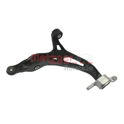 Imagem de METZGER 58081301 Braço de suspensão sem articulação suspensão/guia, com apoio borracha Eixo dianteiro, lado esquerdo, em baixo transversal