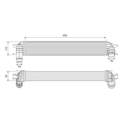 Imagem de VALEO 818696 Intercooler Alumínio sem sensor
