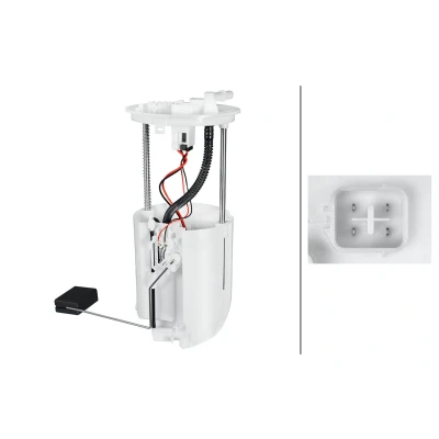 Imagem de HELLA 8TF 358 305 971 Unidade de alimentação combustível com sensor nível combustível, juntas elétrico Gasolina SUZUKI: SX4 I Hatchback