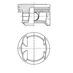Imagem de KOLBENSCHMIDT 41006610 Pistão 73,65