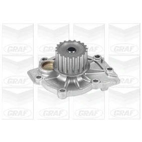 Imagem de GRAF PA824 Bomba de água 19 com junta mecânico Chapa aço 56,5 para accionamento da correia dentada VOLVO: XC60 I, S60 S80 II