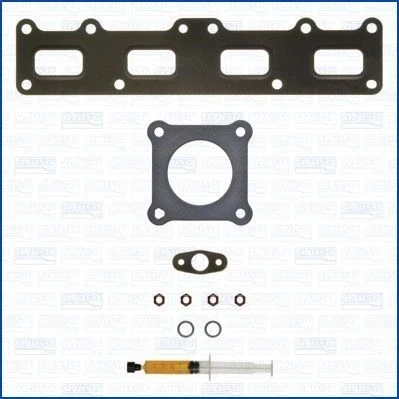 Imagem de AJUSA JTC12164 Kit de montagem, turbocompressor with studs, syringe oil com juntas instruções montagem