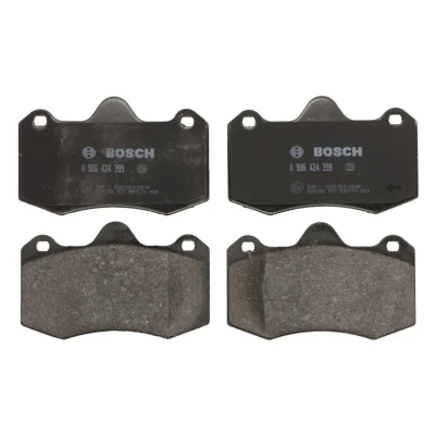 Imagem de BOSCH 0 986 424 399 Jogo de pastilhas para travão disco Baixo teor metálico SEAT: Ibiza 3, 4 Sportcoupe, 4, RENAULT: CLIO 2