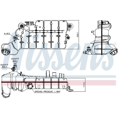 Imagem de Tanque de expansão NISSENS NIS 996046