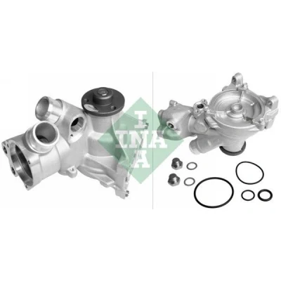 Imagem de INA 538 0214 10 Bomba de água para accionamento da correia trapezoidal estriada MERCEDES BENZ: Classe C Sedan, E W124 Sedan