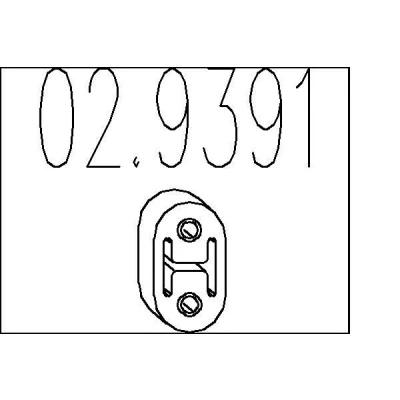 Imagem de MTS 02.9391 Batente de encosto, silenciador 100