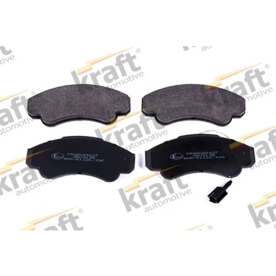 Imagem de KRAFT 6003427 Jogo de pastilhas para travão disco Eixo dianteiro incl. contacto aviso desgaste FIAT: Ducato II Van, Van