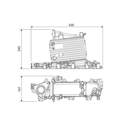 Imagem de VALEO 818684 Intercooler sem válvula de recirculação dos gases escape AUDI: A4 B8 Sedan