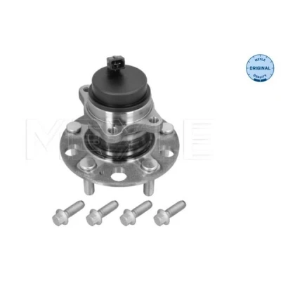 Imagem de MEYLE 37 14 752 0020 Cubo da roda 4 5 114,3 com sensor do ABS integrado, o rolamento integrado material de montagem Eixo traseiro