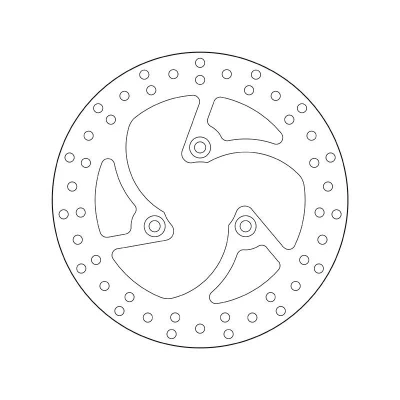 Imagem de BREMBO Disco de travão Fixed , Serie Oro à frente 226mm 4mm 3 perfurado 68B40758 Discos
