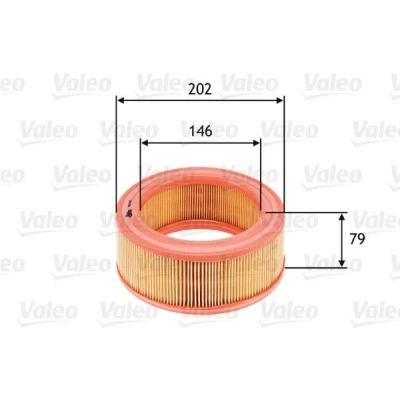 Imagem de VALEO 585642 Filtro de ar 79 202 Cartucho filtrante RENAULT: 4 Carrinha, Van