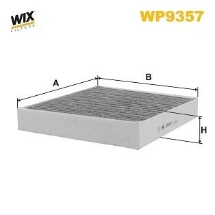 Imagem de Filtros habitáculo carvão ativado wix filters wp9357