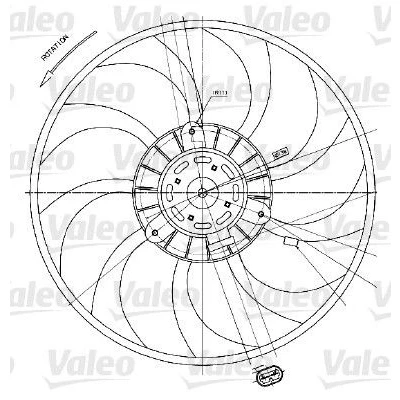 Imagem de VALEO 698424 Ventilador de Radiador 383 12 430