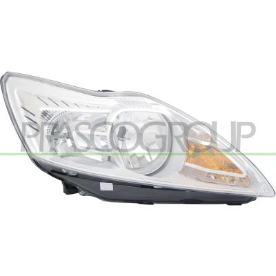 Imagem de PRASCO FD4264903 Farol Principal à direita H7, H1 crómio com motor de regulação do alcance dos faróis FORD: Focus 2 Kombi, 2, Limousine